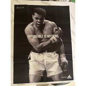 2003 Muhammad Ali 2-sided Adidas Poster 27x36 Inches - 17 Images